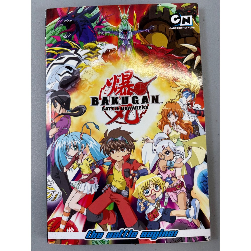 Bakugan Battle Brawlers The Battle Begins Graphic Novel Manga Cartoon Network